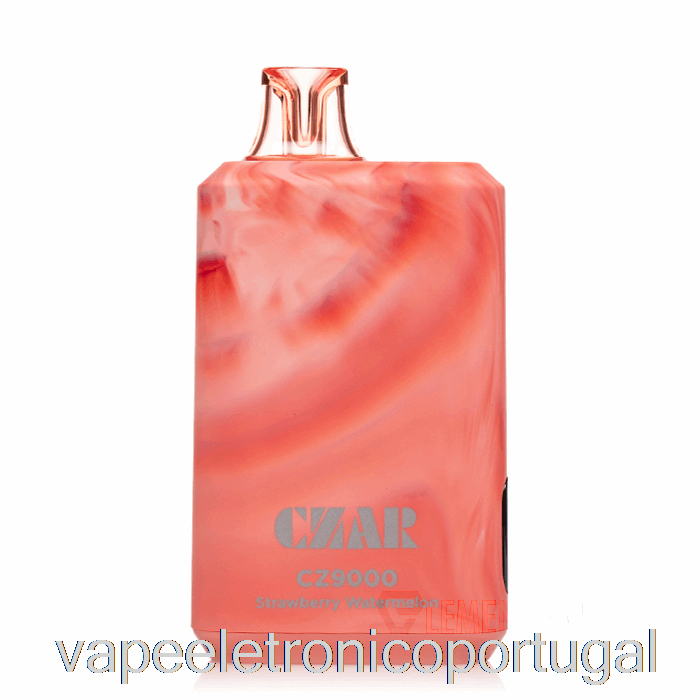 Vape Eletrônico Czar Cz9000 Melancia Morango Descartável